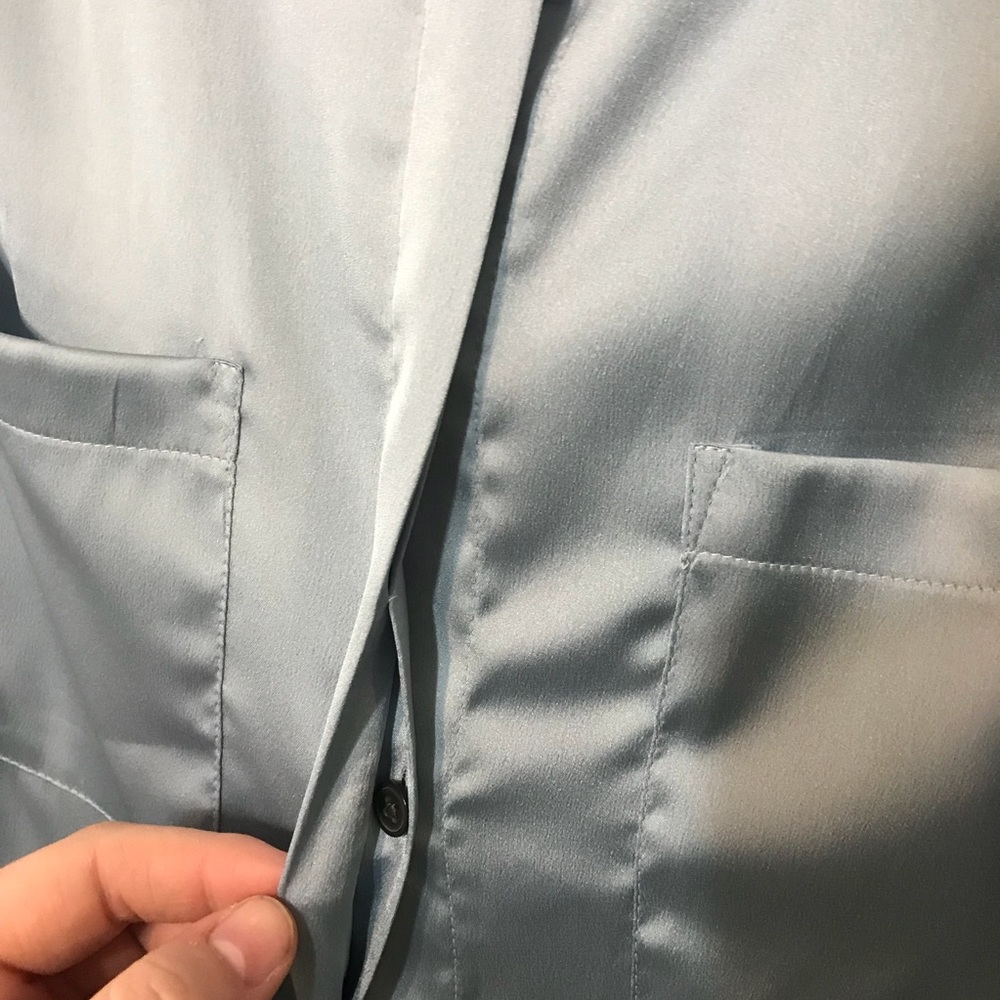 Loft Formal Blouse- Button Down With Two Frockets - image 5